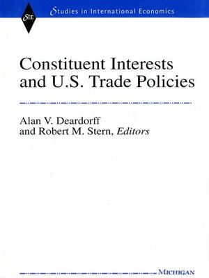 cover image of Constituent Interests and U.S. Trade Policies